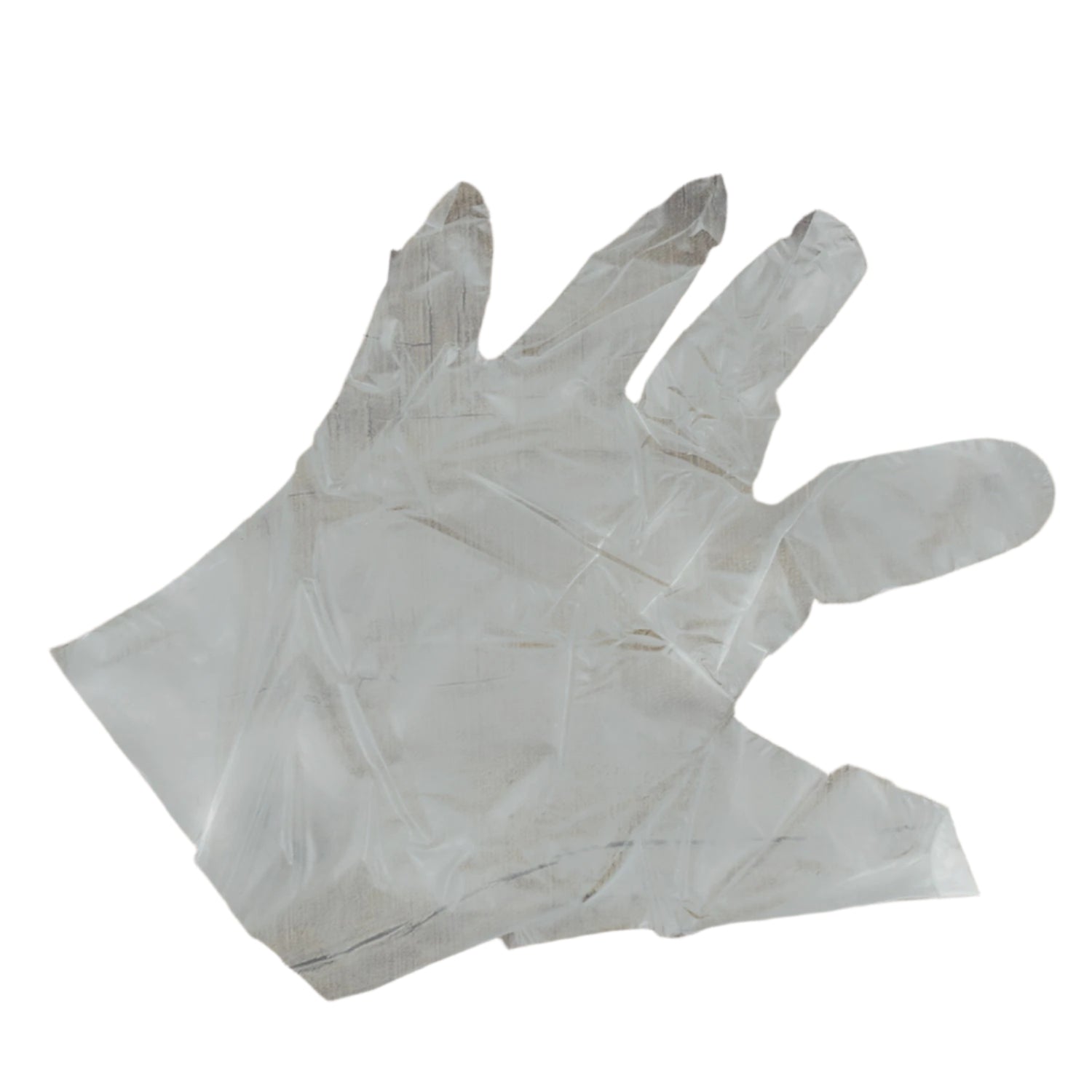 Large clear plastic gloves pack of 100 pieces Large clear plastic gloves pack of 100 pieces